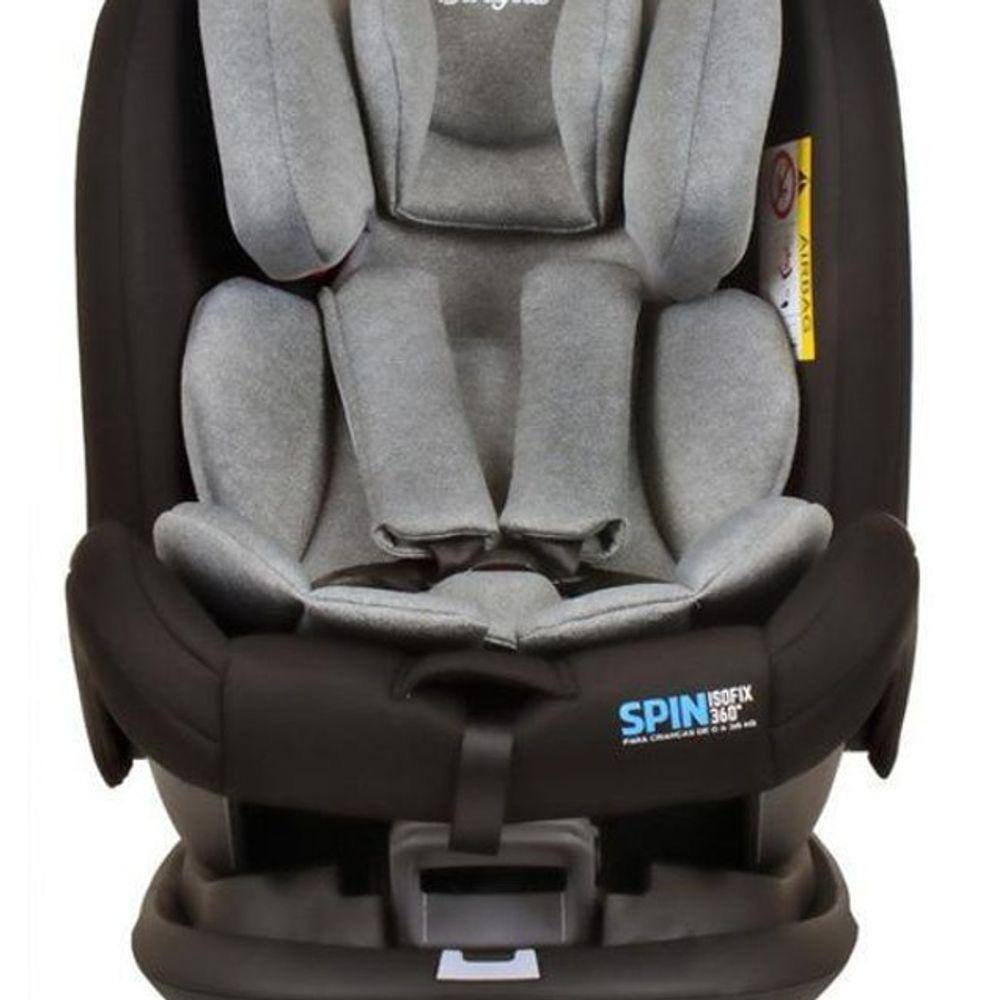 imagem-Cadeirinha Carro Spin Isofix 360 9-36 Kg Gray Burigotto