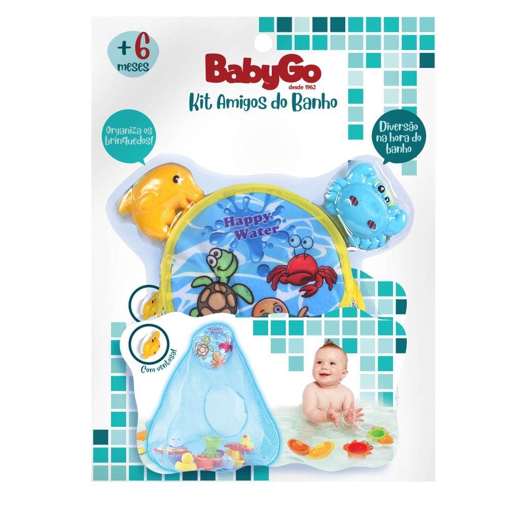 KIT AMIGOS DO BANHO - Baby Go Premium