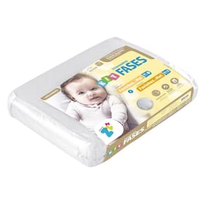 Kit 2 Travesseiros Fibrasca Favinhos Antissufocante Branco