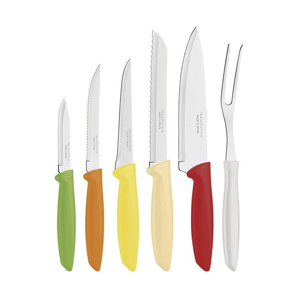 Conjunto Facas Tramontina Plenus 6 Peças Cozinha Churrasco