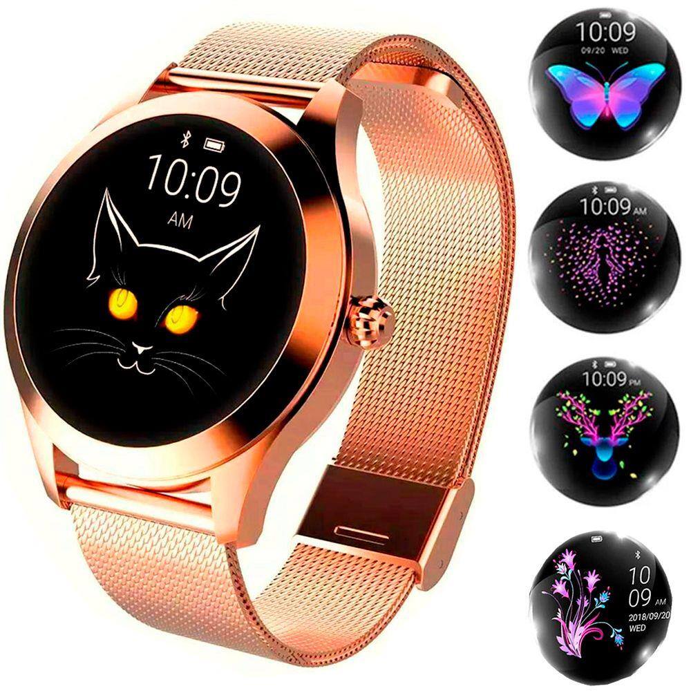 smartwatch p70 dourado