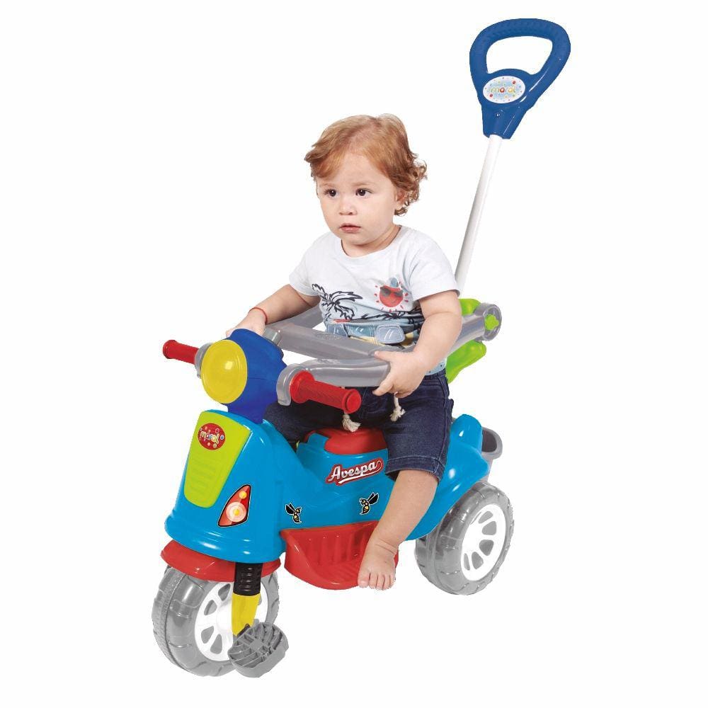 Triciclo Infantil Com Pedal E Empurrador Envio Imediato Nfe