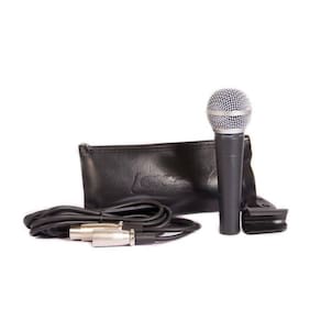 Microfone Dinâmico Cardioide LM-58 com Bag e Fio - Lexsen
