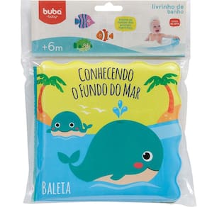 Livrinho De Banho Conhecendo O Fundo Do Mar Buba 11752