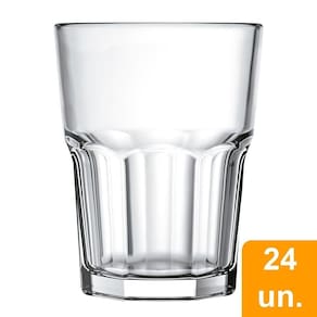 Conjunto de Copos Nadir 200ml Suco Bristol 24 Peças