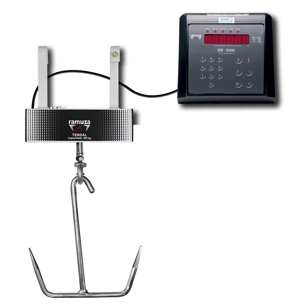 Balança Açougueiro Ramuza 150kgx50g Tendal com Bateria