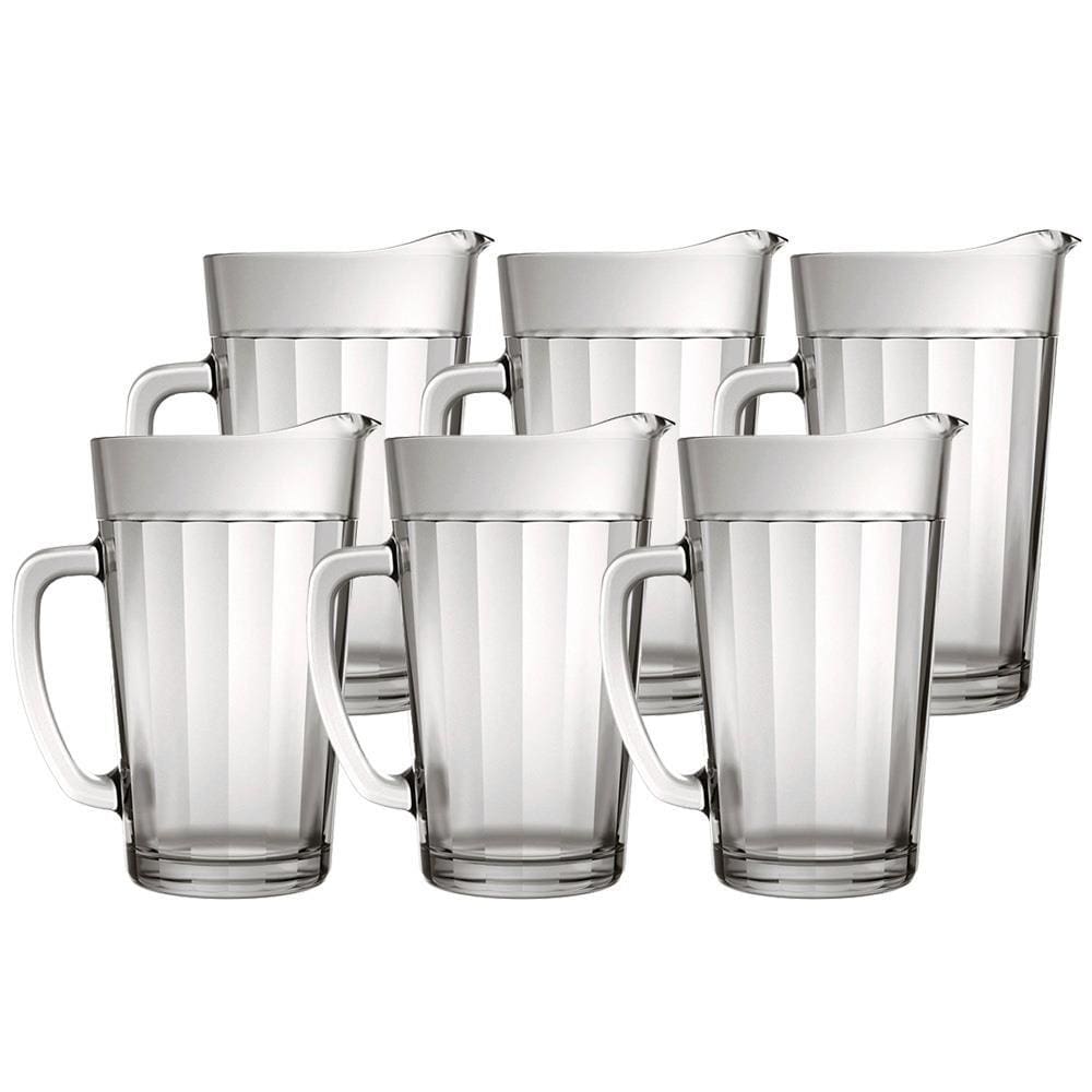 Conjunto de Jarras Americano 1.2 Litros 6 Peças - Nadir