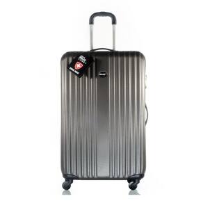 Mala de viagem grande Zurique 4 Rodas Swiss Move Cinza