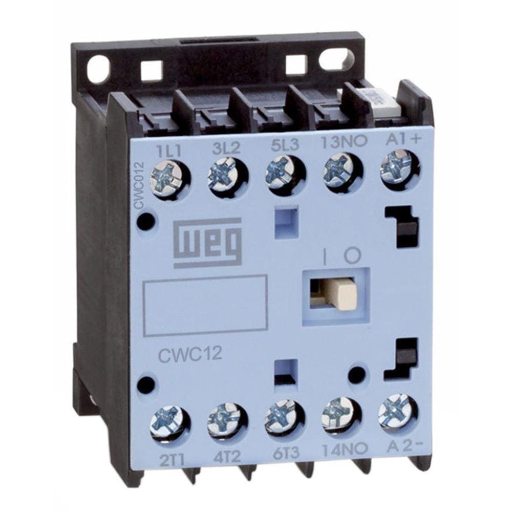 Contator Weg Cwc 012.10E 220v Vac Mini Contator Bobina Vac 12 Amperes para PDW 04