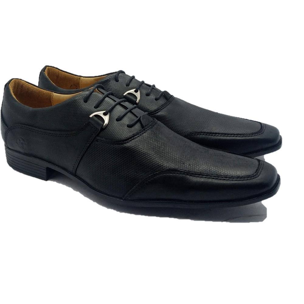 Sapato social masculino infantil couro conforto evangelico garra | Casas  Bahia