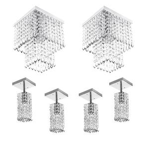 Kit 4 Lustre Clearcrillic Quad. + 2 Marrycrilic Cristal Acr