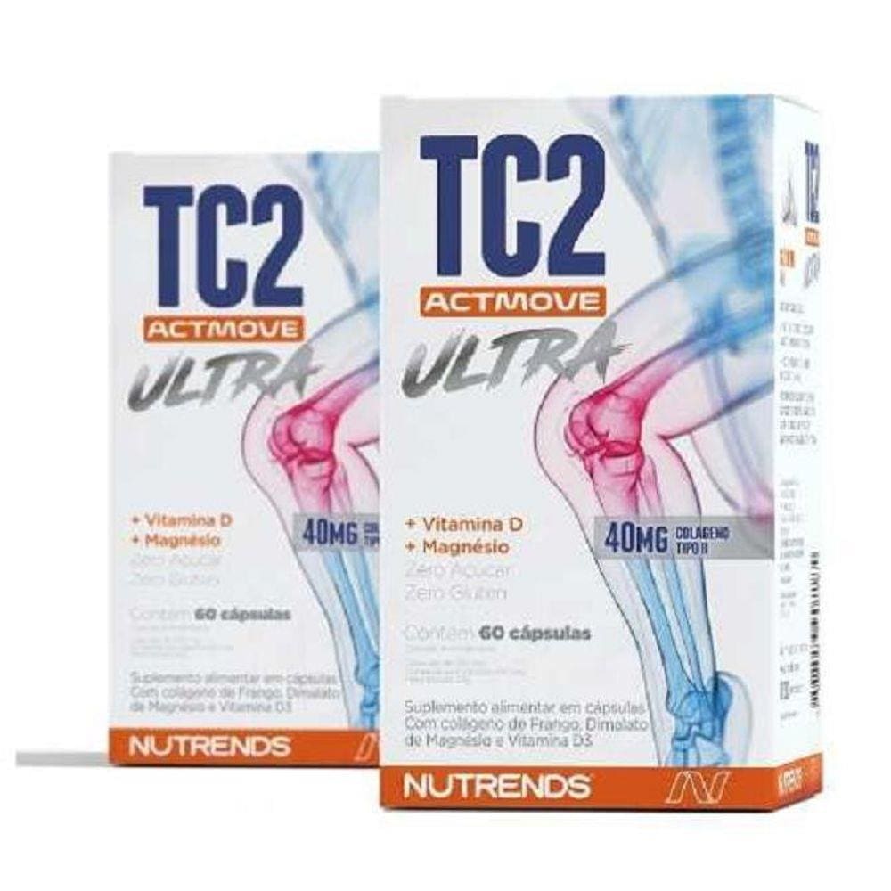 Tc2 Actmove Ultra - Colageno Uc2 - 60 Capsulas - Nutrends