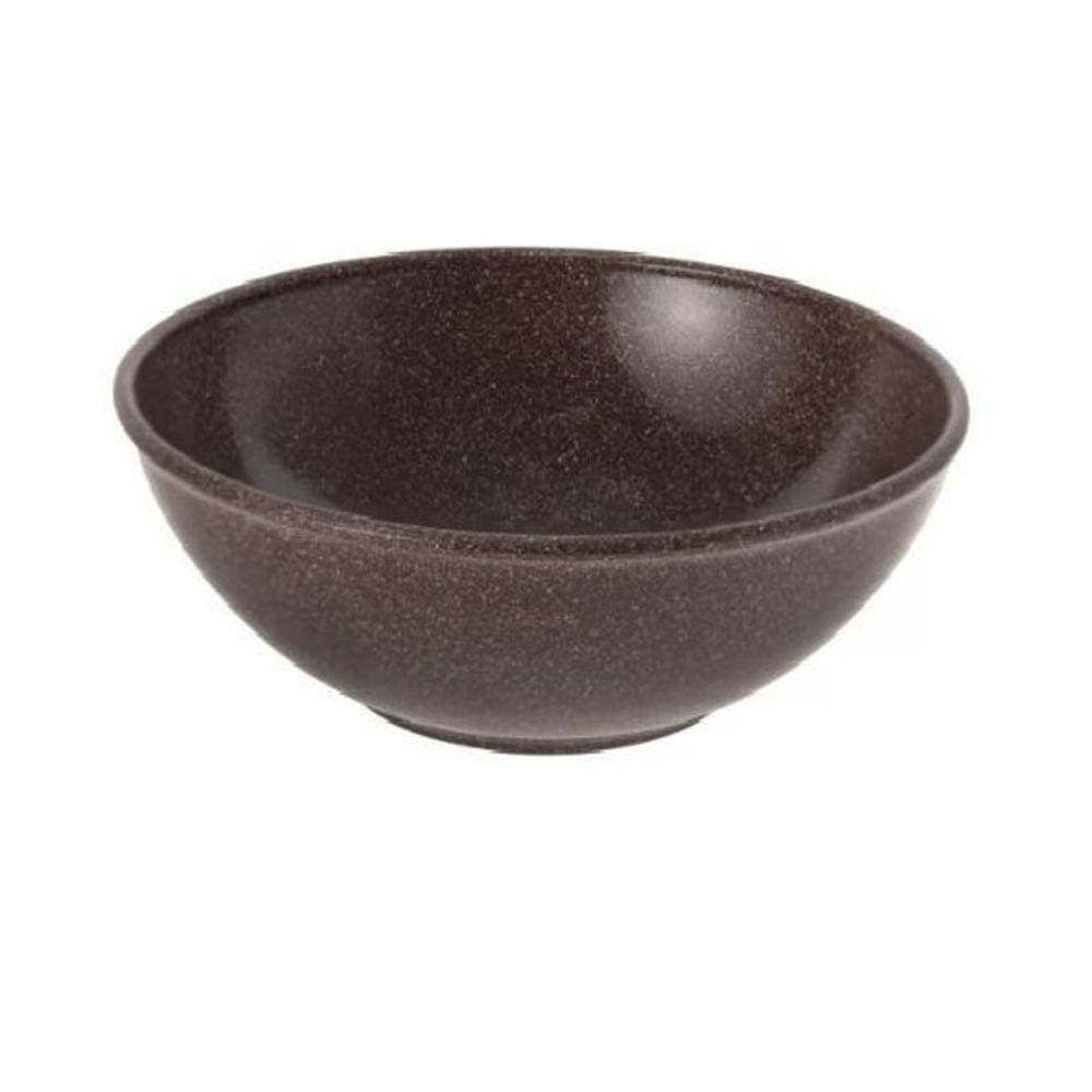 Jogo De 6 Tigelas Cumbuca Média Marrom 700Ml
