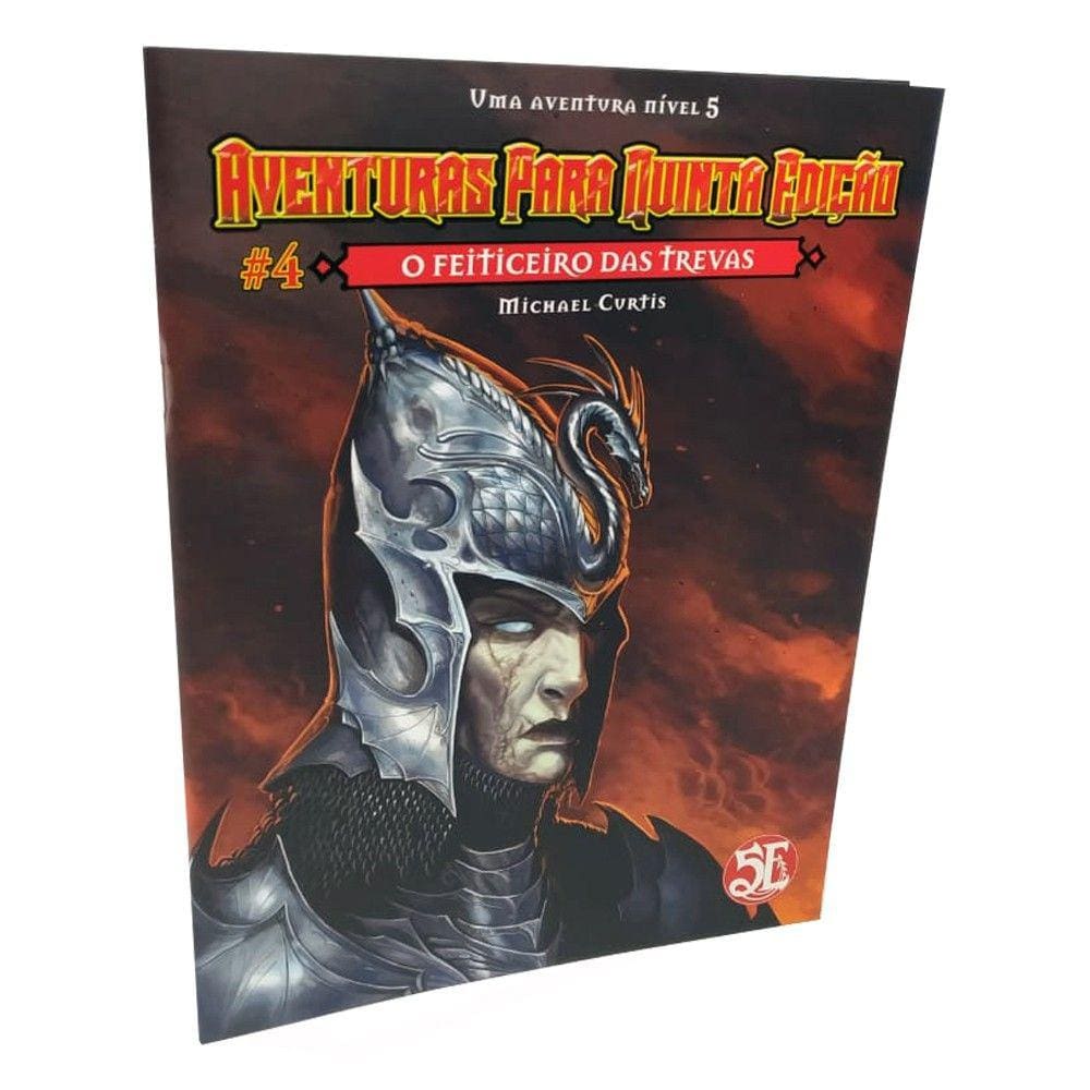 Dungeons & Dragons Aventuras para 5a Edição N.4 O Feiticeiro das Trevas em Portugues Galápagos AQE004
