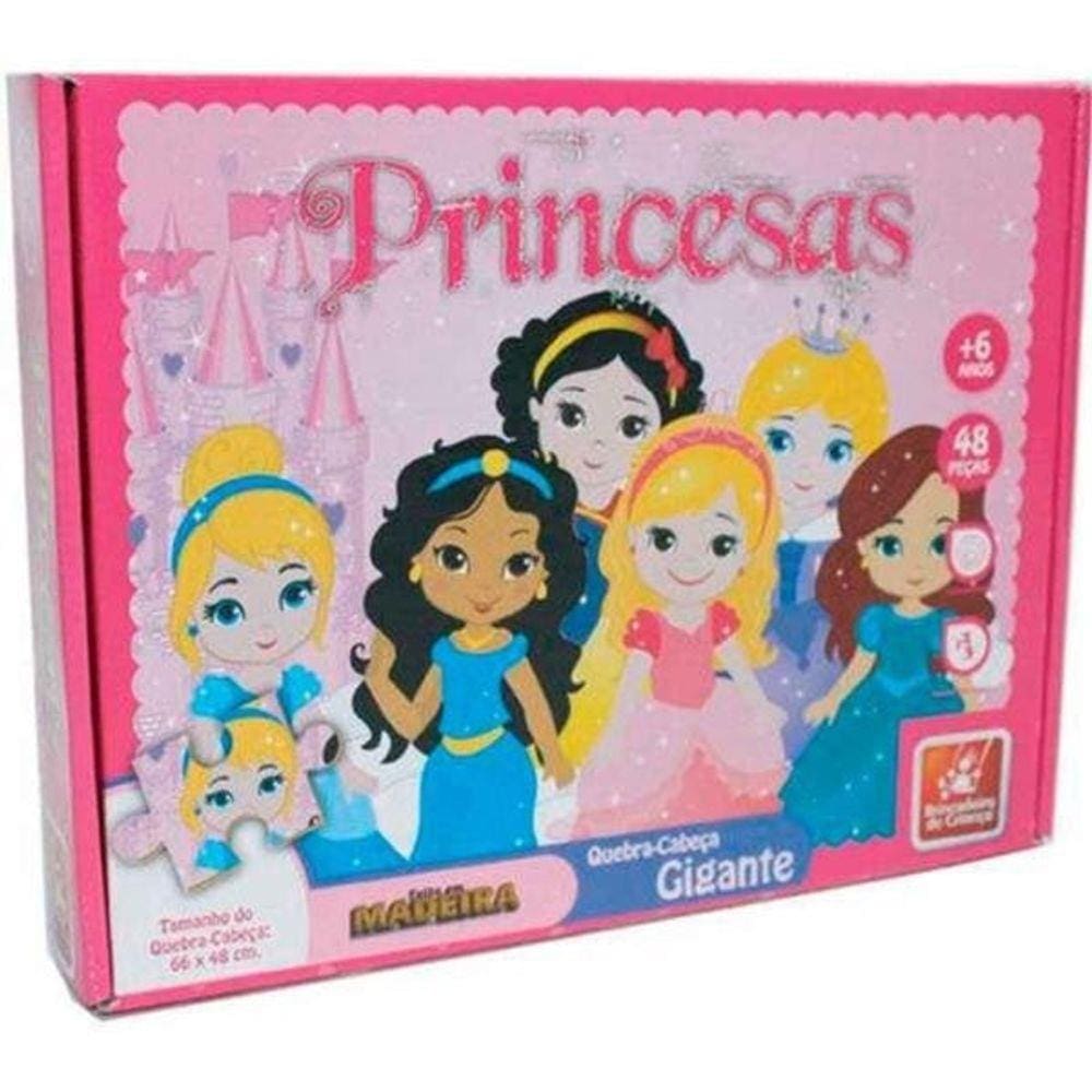 Quebra-cabeça Princesas 28 Peças Gigante - Pais e Filhos - Loja