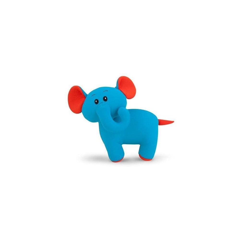 Elefante De Pelúcia Azul 25 Cm Antialérgico