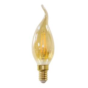 Kit com 6 Lâmpadas Filamento Led Vela Chama Ambar 2200k 220V St428