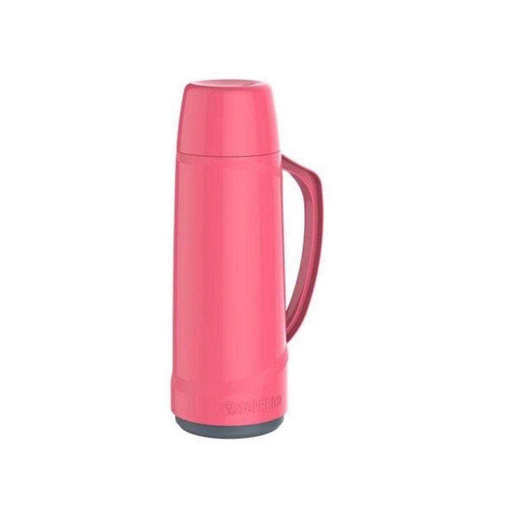 Garrafa Térmica Cristal Soprano 1l Rosa