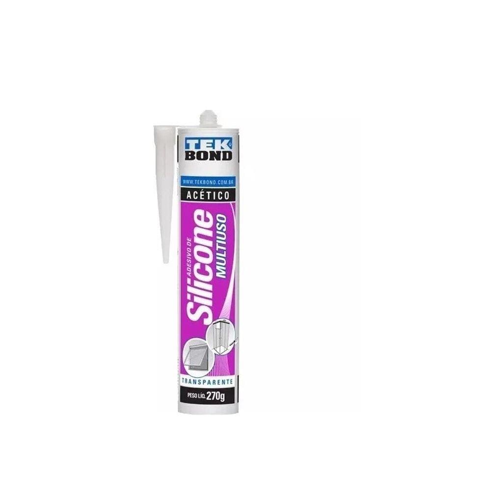 SILICONE INCOLOR MULTIUSO ACETICO TEKBOND 270g