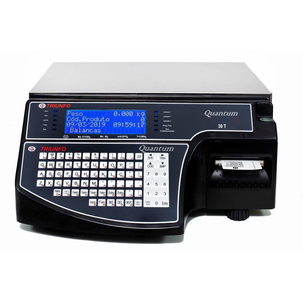 Balança Etiquetadora Triunfo Quantum 30-T 30Kg X Wi-Fi