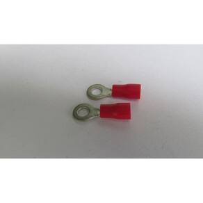 Terminal Anel Vermelho Para Fio/Cabo 0,5-1,5Mm2 Com 5 Peças