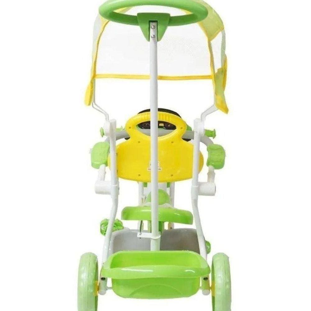 Triciclo Infantil Black Racer Green Com Empurrador Xalingo - xalingo