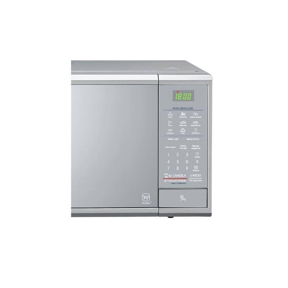 Microondas lg 30l easy clean prata espelhado 110v dufrio Casas Bahia
