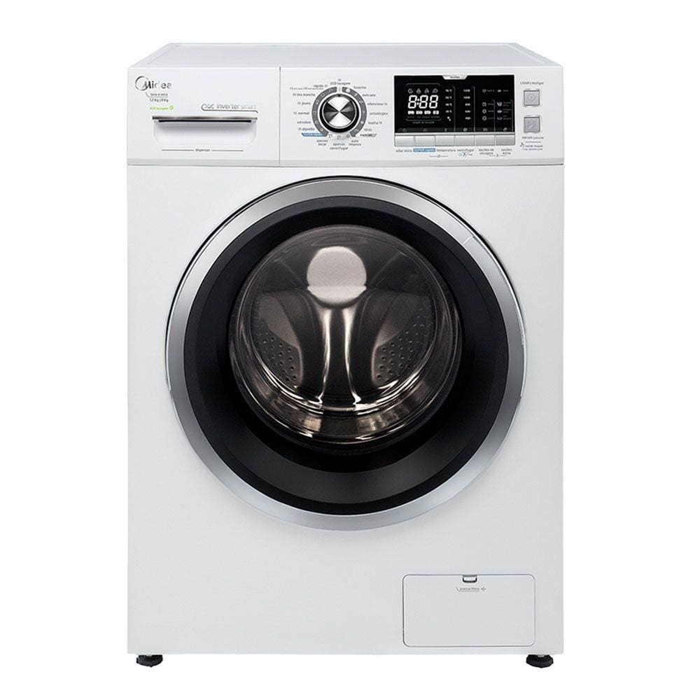 Lava e Seca Midea 12kg Storm Wash Inverter Tambor 4D 127V - 110V