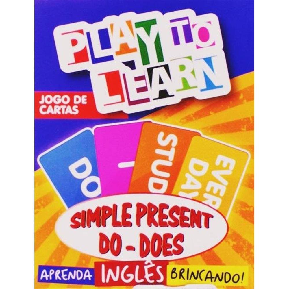 Aprenda Inglês Brincando - Jogo de Cartas - Present Perfect - Play