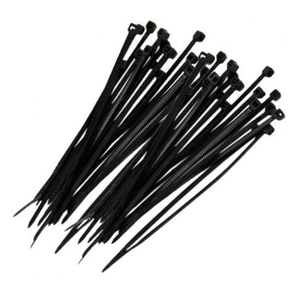 Abraçadeira Nylon Brasfort Preta 3,6 X 200 Mm 100 Unidades