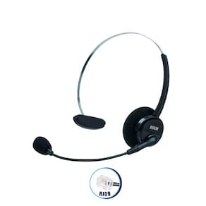 Fone Headset Agem AH-019 Telemarketing Call Center RJ09