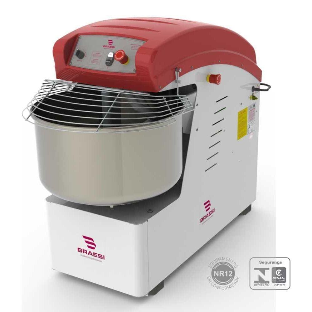 Amassadeira Espiral Trifásico 40 kg AES 40/1 N Braesi