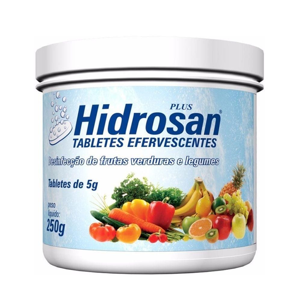 Hidrosan Efervescente Desinfecção Hortifrutícolas Água 250g