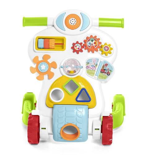 imagem-Andador Bebe Piloto Menino 2 em 1 Com Som e Luz - Calesita