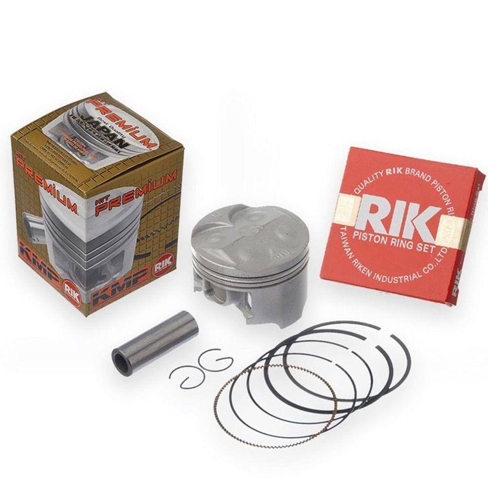 Kit Pistão Kmp Premium Anéis Rik Cb 600 Hornet 2005 Á 2007 Std Á 1.00mm