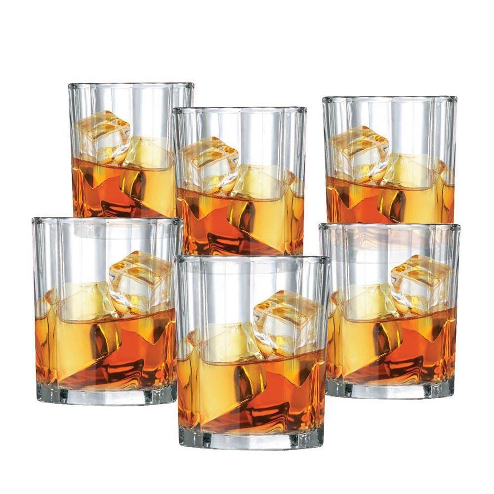 Jogo Copos Whisky Riviera On The Rocks Vidro 310ml 12 Pcs