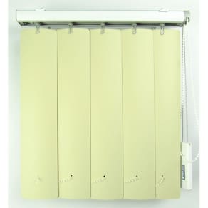 Persiana Vertical Em Pvc Crisdan Largura 2,10 X 2,20 Altura Camurça