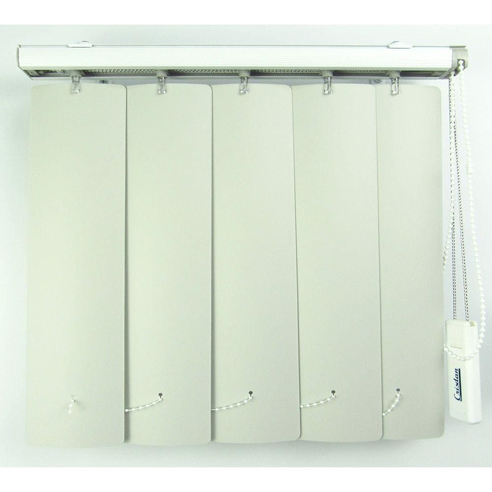 Persiana Vertical Em Pvc Crisdan Largura 1,00 X 1,40 Altura Cinza