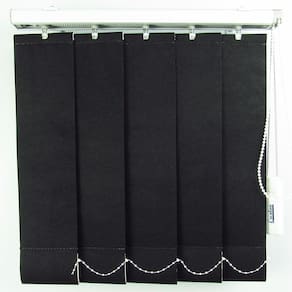 Persiana Vertical Em Tecido Crisdan Largura 2,10 X 2,20 Altura Preto