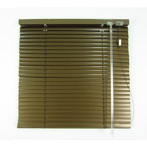 Persiana Horizontal 25Mm Alumínio Crisdan Largura 2,00 X 2,30 Altura Chocolate