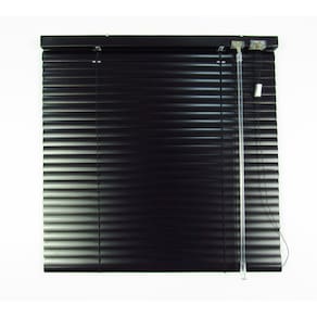Persiana Horizontal 25Mm Alumínio Crisdan Largura 1,50 X 1,50 Altura Preto
