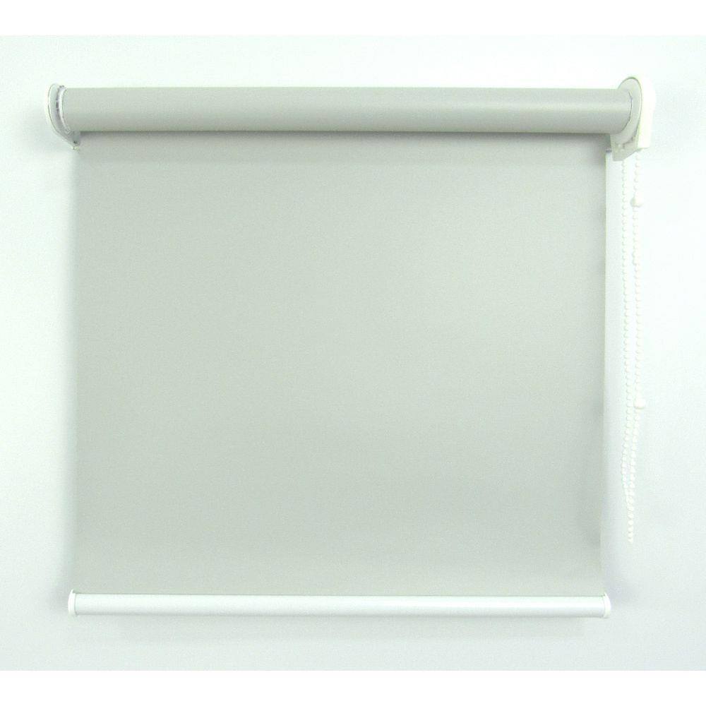 Cortina Rolô Pinpoint Blackout Crisdan 2,00 Largura X 2,30 Altura Cinza