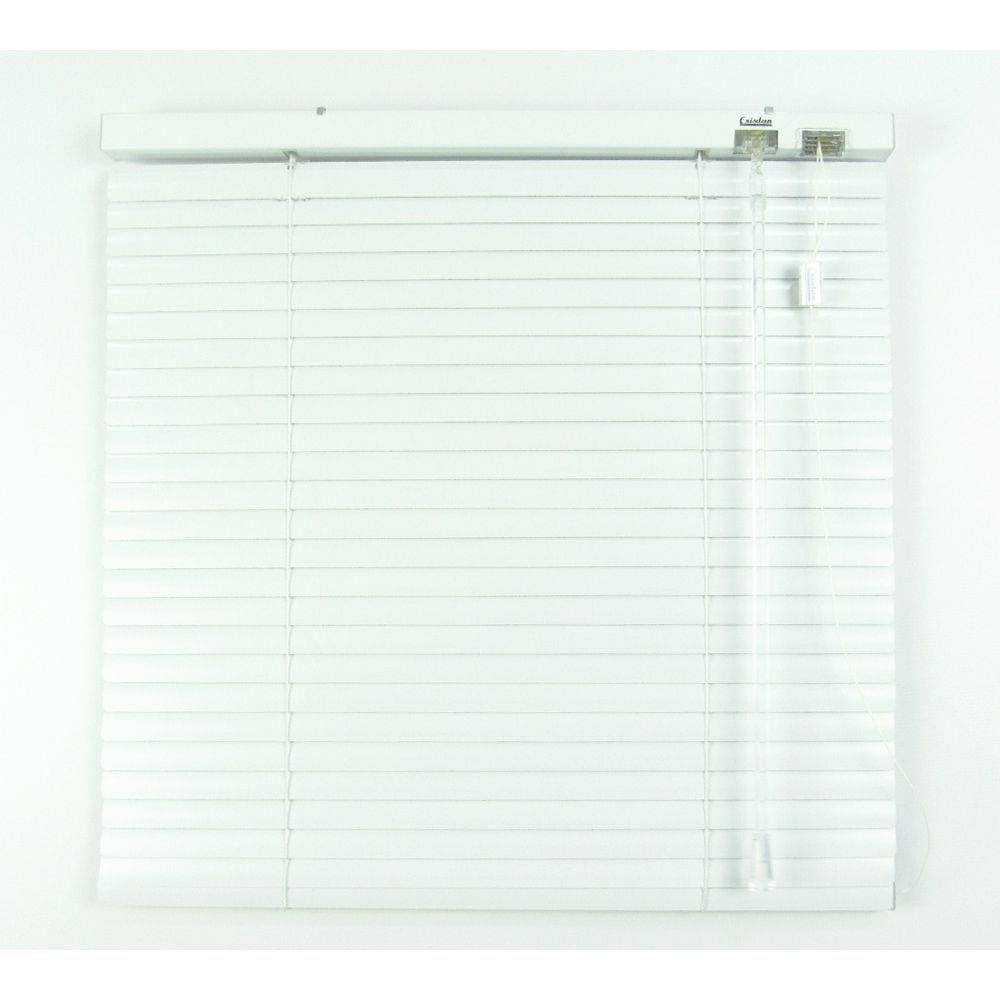 Persiana Horizontal 25Mm Alumínio Crisdan Sem Furos Aparente Largura 2,20 X 1,60 Altura Branco