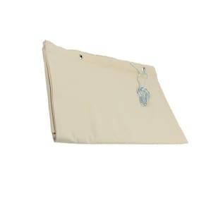Cortina Para Provador Brim 3,20X1,90 Loja Lisa Bege Varão
