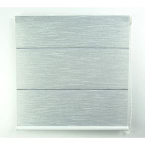 Cortina Romana Napoles Com Blackout Crisdan 1,60 Largura X 1,40 Altura Cinza