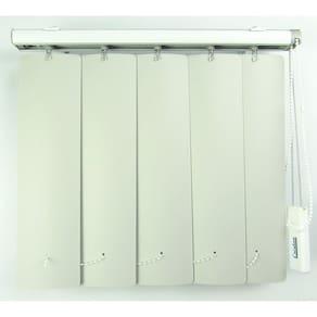 Persiana Vertical Em Pvc Crisdan Largura 1,50 X 1,50 Altura Cinza