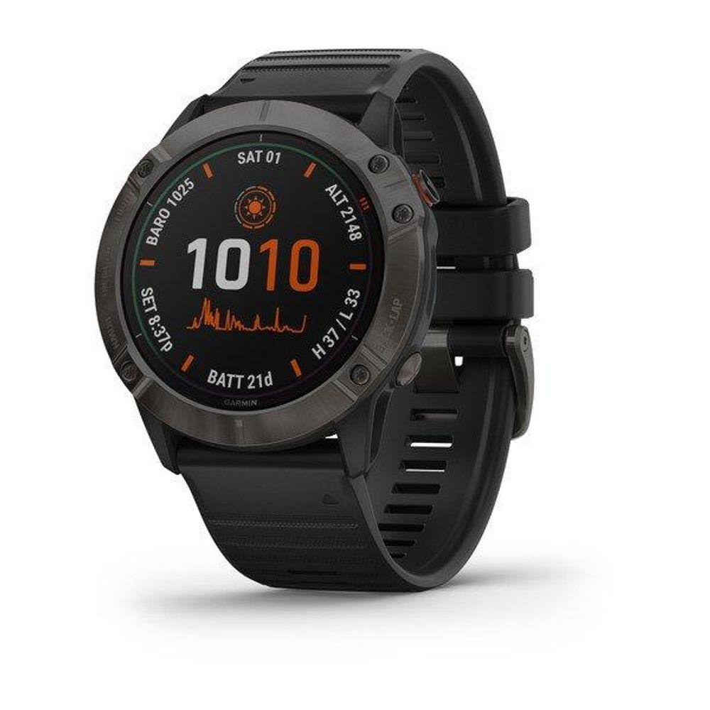 Relogio Smartwatch Garmin Fenix 7X Cinza Carbono Com Cinza Com Pulseira relogio-smartwatch-garmin-fenix-7x-cinza-carbono-com-cinza-com-pulseira