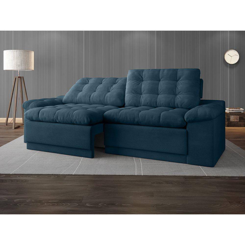 Sofa retratil reclinavel net confort Casas Bahia