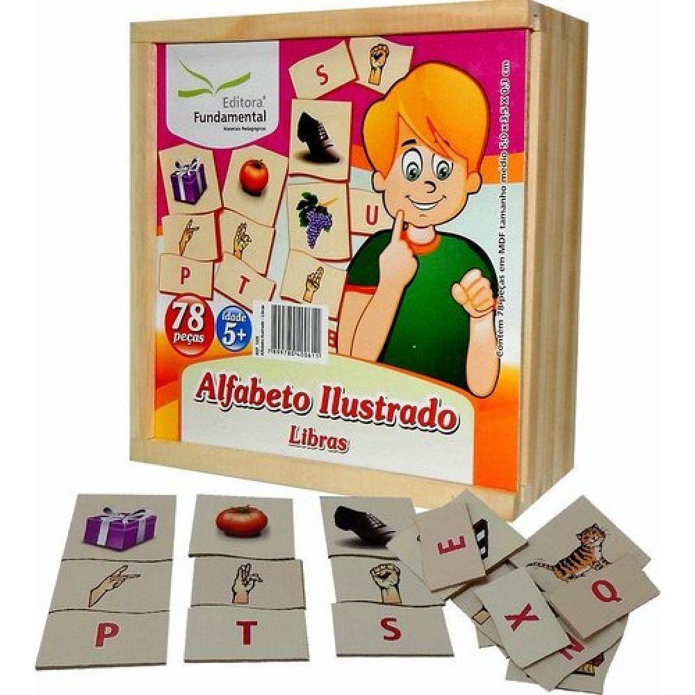 Alfabeto Ilustrado Libras Fundamental