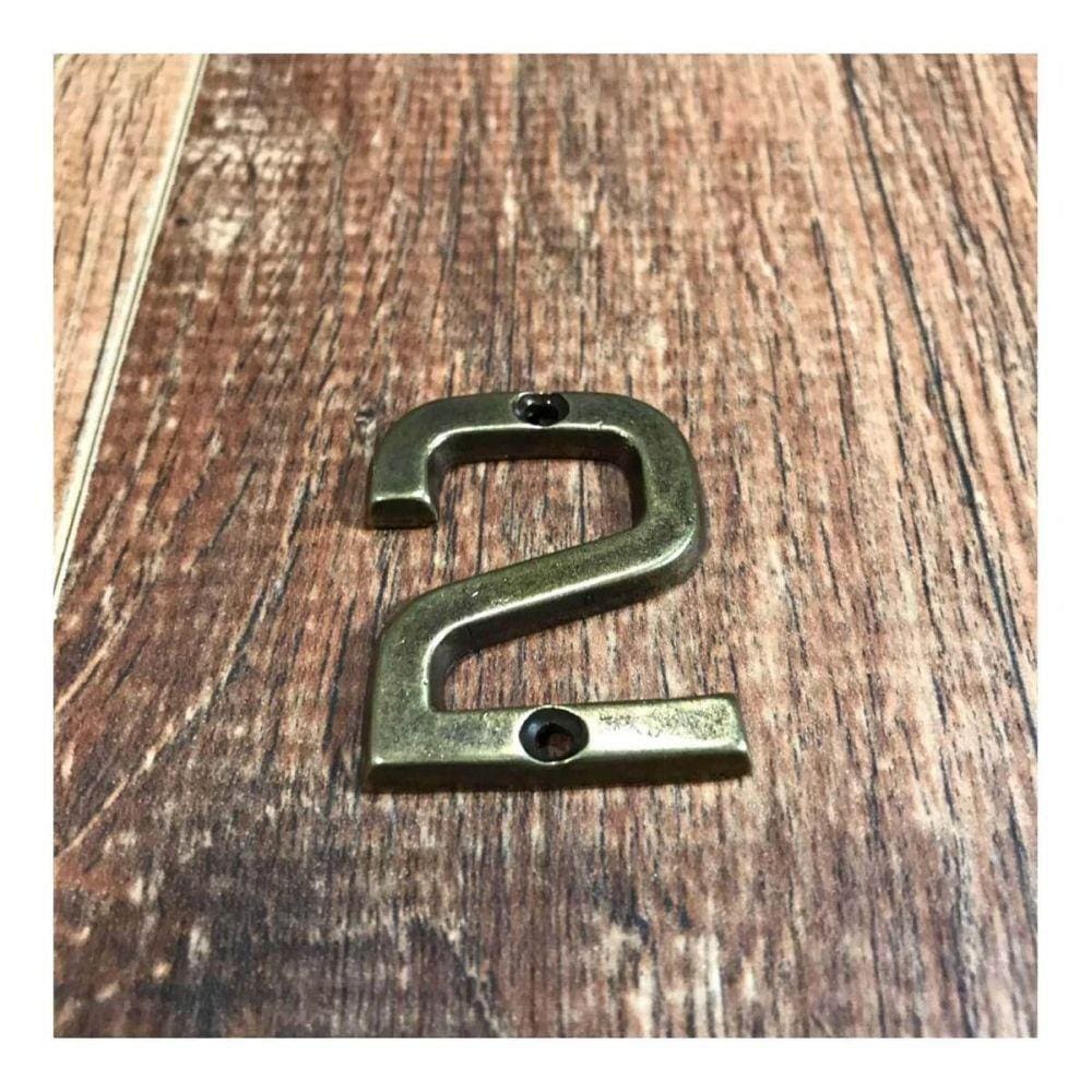 Número 2 Residencial Pequeno para Apartamento Envelhecido